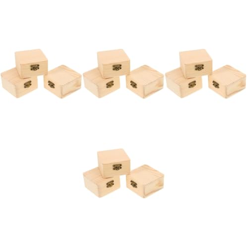 VILLCASE 4 Sätze Schlosskasten Storage Boxes Aufbwahrungs-box Kosmetiktücherboxen Unfertige Bastelkisten Spielzeugkästen Fall Schmuckkästchen Quadratisches Holzgehäuse Bambus 3 Stücke * 4 VILLCASE 4 Sätze Schlosskasten Storage Boxes Aufbwahrungs-box Kosmetiktücherboxen Unfertige Bastelkisten Spielzeugkästen Fall Schmuckkästchen Quadratisches Holzgehäuse Bambus 3 Stücke * 4 von VILLCASE