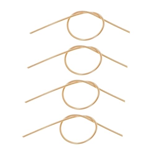 VILLCASE 4 Stück Flexibles Gedächtnisdraht mit Hoher Elastizität Diy Schmuckzubehör für Ringe und Armbänder von VILLCASE