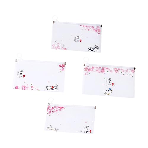 VILLCASE 4 Stück Informationstasche Wasserdichte Maskentasche Aufbewahrungstaschen Mit Reißverschluss Für Gesichtsbedeckung Dekorative Aktentasche Briefpapierbeutel Plastik VILLCASE 4 Stück Informationstasche Wasserdichte Maskentasche Aufbewahrungstaschen Mit Reißverschluss Für Gesichtsbedeckung Dekorative Aktentasche Briefpapierbeutel Plastik von VILLCASE