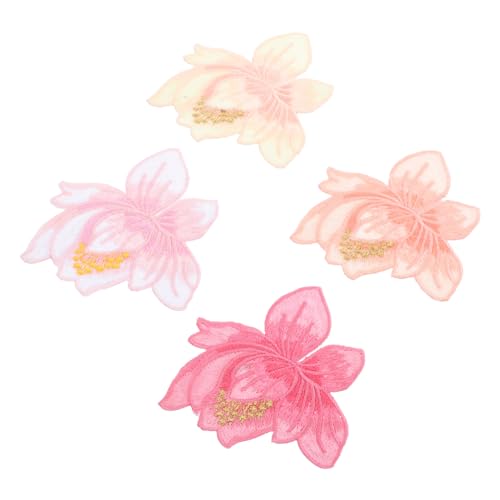 VILLCASE 4 Stück Lotus Stickerei Patch Blumenflecken für Kleidung Lotus-Applikat für Nähte T-Shirt Lotus Patch Blumenstempelfleck Dekorative Lotus -Applikation Lotus-Aufkleber Stoff VILLCASE 4 Stück Lotus Stickerei Patch Blumenflecken für Kleidung Lotus-Applikat für Nähte T-Shirt Lotus Patch Blumenstempelfleck Dekorative Lotus -Applikation Lotus-Aufkleber Stoff von VILLCASE