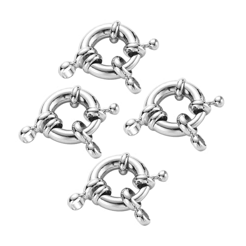 VILLCASE 4 Stück Schmuckzubehör Schmuckverbinder Schmuckverschlüsse Schiebeverschluss Halskettenverschluss Federringverschluss Charm Verbinder Armbandverschlüsse Halskettenverschlüsse VILLCASE 4 Stück Schmuckzubehör Schmuckverbinder Schmuckverschlüsse Schiebeverschluss Halskettenverschluss Federringverschluss Charm Verbinder Armbandverschlüsse Halskettenverschlüsse von VILLCASE