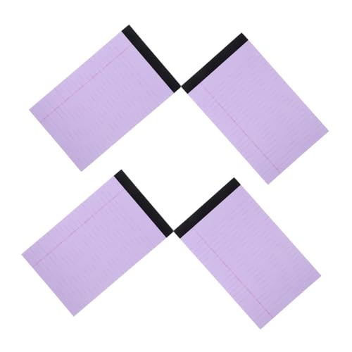 VILLCASE 4 Stück Teiliges Liniert Notizblock Abreißbares Memo Pad mit Breitem Linienpapier Praktisches Legal Pad für Büro Schule und Persönliche Notizen von VILLCASE