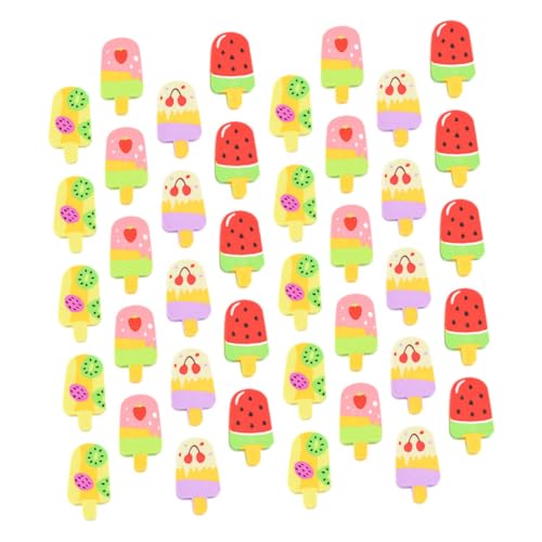 VILLCASE 40 Stück Niedliche Eiscreme und Obstformen für Belohnungen für Unterricht und Bunte Schulbedarf für Fröhliche VILLCASE 40 Stück Niedliche Eiscreme und Obstformen für Belohnungen für Unterricht und Bunte Schulbedarf für Fröhliche von VILLCASE