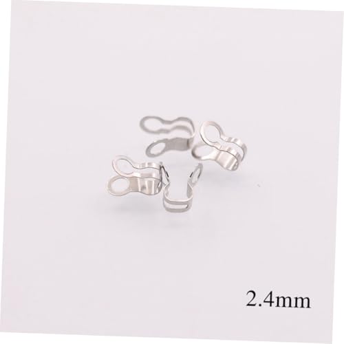 VILLCASE 40 Stück Teiliges DIY Schmuckverschluss Robustem Titanstahl Langlebige Verbindungsverschlüsse für Schmuckherstellung Basteln und Handgefertigte Accessoires von VILLCASE