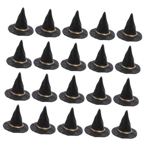 VILLCASE 40 Stück Teiliges Mini Hexenhüte Schwarz Kleine Plastik Hut Dekoration für Halloween Diy Bastelprojekte Partydeko Puppenhaus Rollenspiel Zubehör für Elfen und Zwerge VILLCASE 40 Stück Teiliges Mini Hexenhüte Schwarz Kleine Plastik Hut Dekoration für Halloween Diy Bastelprojekte Partydeko Puppenhaus Rollenspiel Zubehör für Elfen und Zwerge von VILLCASE