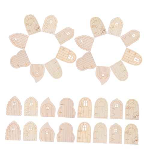 VILLCASE 40 Stück Teiliges Miniatur Holz Zaubertür Unbemalte DIY Garten Baumdekoration Vielseitige Mini Zaubertür Figuren für Wand Büro Geburtstags Partydeko VILLCASE 40 Stück Teiliges Miniatur Holz Zaubertür Unbemalte DIY Garten Baumdekoration Vielseitige Mini Zaubertür Figuren für Wand Büro Geburtstags Partydeko von VILLCASE