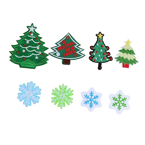 VILLCASE 40 Stück Teiliges Weihnachtsmotive Bügelbild Schneeflocken Applikationen zum Aufbügeln für Kleidung Diy Festliche Patch Dekoration für Jacken Pullover und Kostüme VILLCASE 40 Stück Teiliges Weihnachtsmotive Bügelbild Schneeflocken Applikationen zum Aufbügeln für Kleidung Diy Festliche Patch Dekoration für Jacken Pullover und Kostüme von VILLCASE