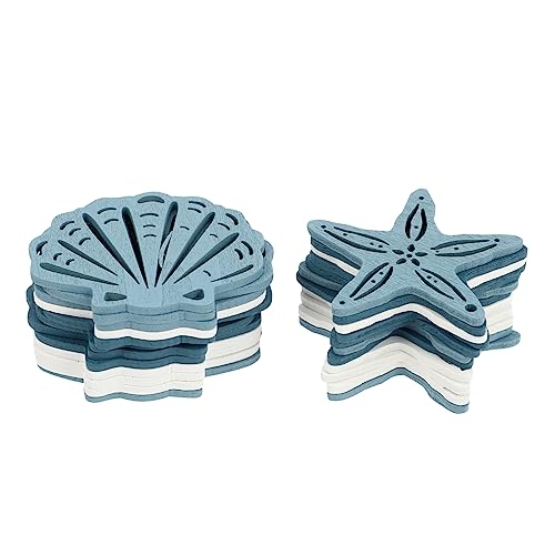 VILLCASE 48 Stück Teiliges Holzornament Seestern Tischdeko Kreative Wohnaccessoires Praktische Fotorequisiten Diy Bemalbar Robust und Kindersicher VILLCASE 48 Stück Teiliges Holzornament Seestern Tischdeko Kreative Wohnaccessoires Praktische Fotorequisiten Diy Bemalbar Robust und Kindersicher von VILLCASE