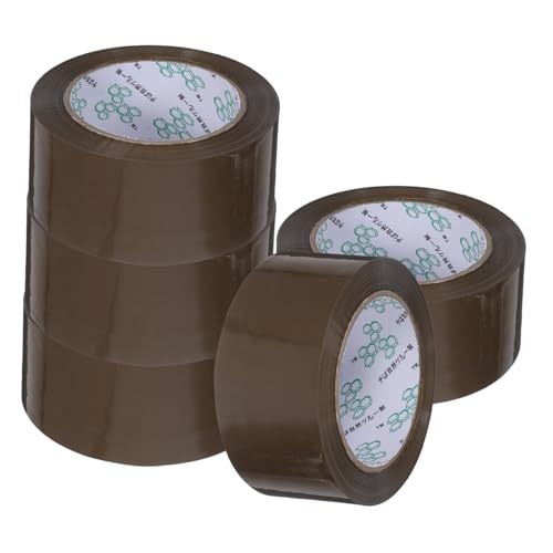 VILLCASE 5 Rollen Yards Verpackungsband Robuste Klebebänder für Versand und Büroanwendungen für Sicheres Versiegeln von Kartons VILLCASE 5 Rollen Yards Verpackungsband Robuste Klebebänder für Versand und Büroanwendungen für Sicheres Versiegeln von Kartons von VILLCASE
