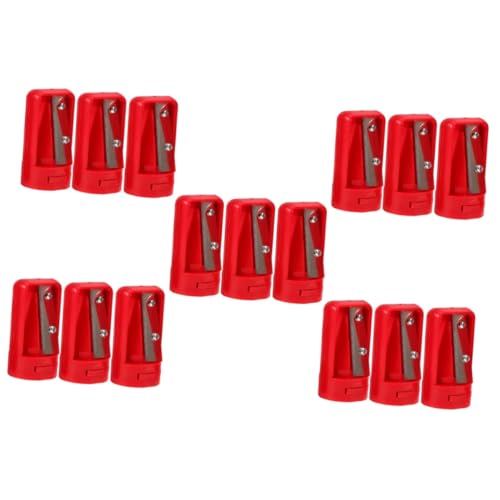 VILLCASE 5 Sätze Bleistiftspitzer Briefpapier Groß Doppelt Scharf Klassenzimmer Anspitzer Tischler Arbeiten Kind Schreibwaren Schärfer Bleistift Plastik Rot 3 Stücke * 5 VILLCASE 5 Sätze Bleistiftspitzer Briefpapier Groß Doppelt Scharf Klassenzimmer Anspitzer Tischler Arbeiten Kind Schreibwaren Schärfer Bleistift Plastik Rot 3 Stücke * 5 von VILLCASE