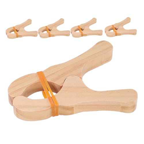 VILLCASE 5 Stück Holzspiel Clips für Montessori Fort Große Handgefertigte Clips für Decken und Seide Zubehör für Kreative Bauaktivitäten Kindergarten und Zuhause VILLCASE 5 Stück Holzspiel Clips für Montessori Fort Große Handgefertigte Clips für Decken und Seide Zubehör für Kreative Bauaktivitäten Kindergarten und Zuhause von VILLCASE
