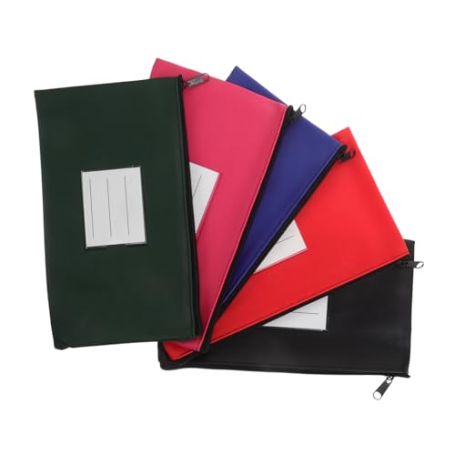 VILLCASE 5 Stück PU Leder Beleg Organizer mit Etikett Multifunktionale Dokumententasche für Büro Zuhause und Reisen VILLCASE 5 Stück PU Leder Beleg Organizer mit Etikett Multifunktionale Dokumententasche für Büro Zuhause und Reisen von VILLCASE