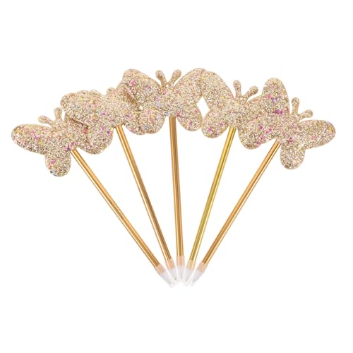 VILLCASE 5 Stück Teiliges Butterfly Kugelschreiber Ergonomisch Komfortabel Langlebig Kreative Schreibstifte für Schule Büro Erwachsene Schimmernd VILLCASE 5 Stück Teiliges Butterfly Kugelschreiber Ergonomisch Komfortabel Langlebig Kreative Schreibstifte für Schule Büro Erwachsene Schimmernd von VILLCASE