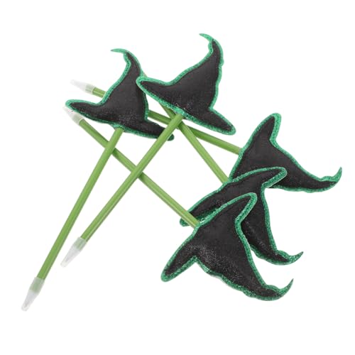 VILLCASE 5 Stück Teiliges Halloween-kugelschreiber Hexenhut Gelstiftartige Langlebige Schreibutensilien für Handliche Partygeschenke als Goodie-bag-füller Schul Klassenzimmerbelohnung VILLCASE 5 Stück Teiliges Halloween-kugelschreiber Hexenhut Gelstiftartige Langlebige Schreibutensilien für Handliche Partygeschenke als Goodie-bag-füller Schul Klassenzimmerbelohnung von VILLCASE