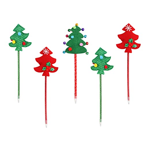 VILLCASE 5 Stück Weihnachtskugelschreiber Manga Farbe Glitzer Rosa Stifte Urlaub Uni Dekorativ Niedlich Kugelschreiber Weihnachten Großgeschenke Weihnachtsgeschenke Schwarze Tinte VILLCASE 5 Stück Weihnachtskugelschreiber Manga Farbe Glitzer Rosa Stifte Urlaub Uni Dekorativ Niedlich Kugelschreiber Weihnachten Großgeschenke Weihnachtsgeschenke Schwarze Tinte von VILLCASE