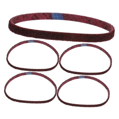VILLCASE 5 Stücke Schleifband Schleifband Steinpolierwerkzeuge Bandschleifer Polyester Wasserdichte Unterlage von VILLCASE
