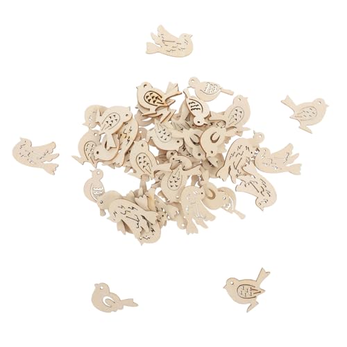 VILLCASE 50 Stück Anhänger Unvollendete Holzscheiben mit Glatter Oberfläche Langlebig für DIY Holzbastelsets Weihnachtsbaumdekorationen und Kreative Holz Bemalen Projekte VILLCASE 50 Stück Anhänger Unvollendete Holzscheiben mit Glatter Oberfläche Langlebig für DIY Holzbastelsets Weihnachtsbaumdekorationen und Kreative Holz Bemalen Projekte von VILLCASE