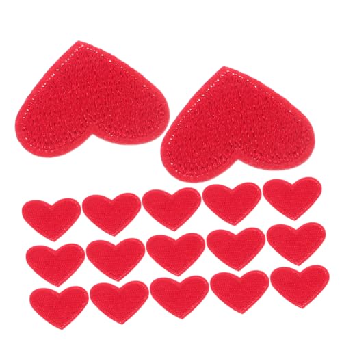 VILLCASE 50 Stück Herz Bügelpatches und Aufnähbare Stickerei Applikationen Rote Herzform Patches zum Aufbügeln oder Nähen Robuste Stoffflicken für Kleidung Reparatur und Dekoration von VILLCASE 50 Stück Herz Bügelpatches und Aufnähbare Stickerei Applikationen Rote Herzform Patches zum Aufbügeln oder Nähen Robuste Stoffflicken für Kleidung Reparatur und Dekoration von von VILLCASE