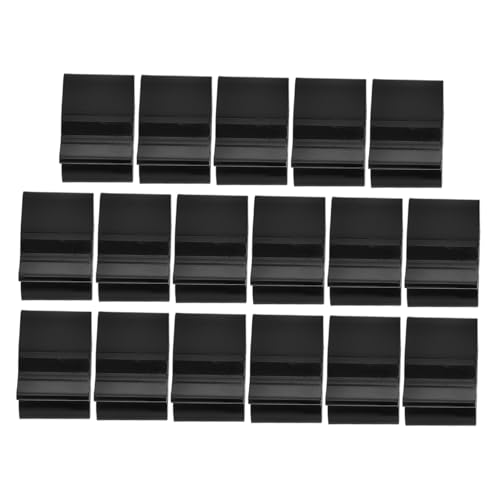 VILLCASE 50 Stück Photovoltaik-Panel-Klemme Kabel Festsetzung für runden Clips Solar- Drahtklammern Solarpanel-Klemmen Plattenklemmen Solarpanel-Drahtklemme Drahtklemmen Plastik Schwarz von VILLCASE