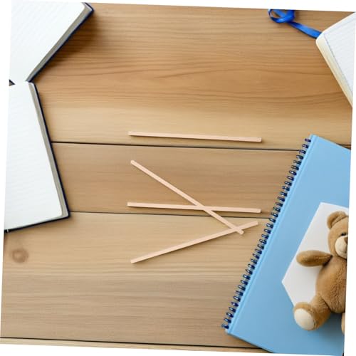 VILLCASE 50 Stück Teiliges Rhythmus sticks aus Naturbelassenem Holz Robuste und Glatte Percussion sticks für Musikunterricht Trommelübungen und Kreative Rhythmusspiele Vielseitig von VILLCASE