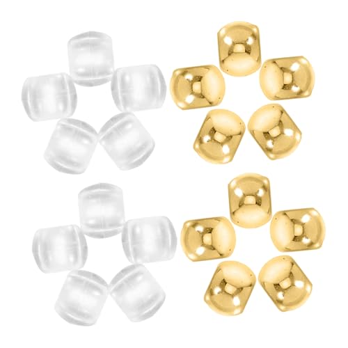 VILLCASE 50 Stück Transparente Perlen mit Großem Loch Dreadlock Braid Beads für Diy Schmuck Armbänder und Bastelbedarf und Lichtbeständige Kunststoffperlen VILLCASE 50 Stück Transparente Perlen mit Großem Loch Dreadlock Braid Beads für Diy Schmuck Armbänder und Bastelbedarf und Lichtbeständige Kunststoffperlen von VILLCASE