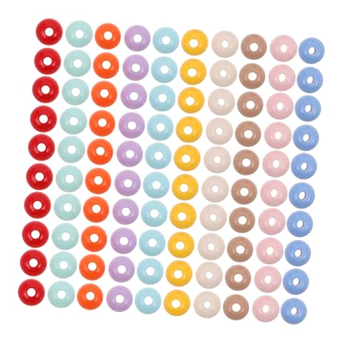 VILLCASE 500 Stück Bunte Acrylperlen mit Geradem Pastellfarbene Solide Runde Spacer-perlen für DIY Schmuckherstellung Geeignet für Armbänder Halsketten Handyketten VILLCASE 500 Stück Bunte Acrylperlen mit Geradem Pastellfarbene Solide Runde Spacer-perlen für DIY Schmuckherstellung Geeignet für Armbänder Halsketten Handyketten von VILLCASE