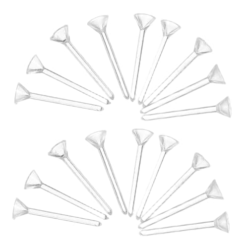VILLCASE 500 Stück Kunststoff Ohrstecker Ohrposten für Schmuckherstellung Damen Herren Transparente Ohrstecker mit Sicherem Sitz für Strass Ohrringe DIY Zubehör Wiederverwendbar VILLCASE 500 Stück Kunststoff Ohrstecker Ohrposten für Schmuckherstellung Damen Herren Transparente Ohrstecker mit Sicherem Sitz für Strass Ohrringe DIY Zubehör Wiederverwendbar von VILLCASE