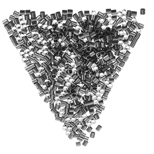 VILLCASE 500 Stück Kupfer Stopper für Schmuckherstellung Endstopper für Schmuckdrähte Diy Zubehör für Armbänder und VILLCASE 500 Stück Kupfer Stopper für Schmuckherstellung Endstopper für Schmuckdrähte Diy Zubehör für Armbänder und von VILLCASE