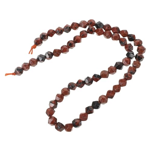 VILLCASE 58 Stück Natürliche Steinperlen Lose Perlen für Diy Schmuckherstellung Armbänder Schlüsselanhänger Handgefertigte Accessoires Facettierte Perlen Zeitloser von VILLCASE