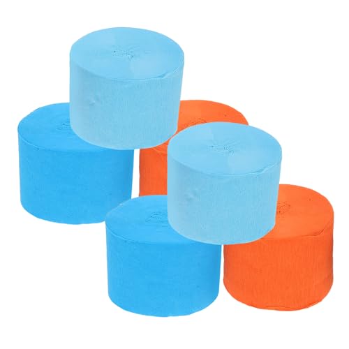 VILLCASE 6 Rollen Buntes Krepppapier Set für Partydekorationen Hochzeiten Geburtstagsfeiern Diy Bastelprojekte und Kindergarten Dekorationen Robust und Vielseitig Einsetzbar Verschiedenen VILLCASE 6 Rollen Buntes Krepppapier Set für Partydekorationen Hochzeiten Geburtstagsfeiern Diy Bastelprojekte und Kindergarten Dekorationen Robust und Vielseitig Einsetzbar Verschiedenen von VILLCASE