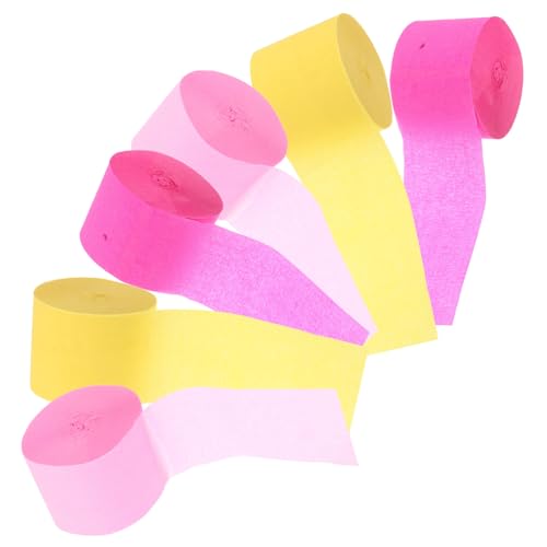 VILLCASE 6 Rollen Krepppapier Rollen Leuchtenden Farben Diy Bastelmaterial für Partydekorationen Hochzeiten und Festliche Anlässe Einfach zu Verwenden für Kreative Projekte VILLCASE 6 Rollen Krepppapier Rollen Leuchtenden Farben Diy Bastelmaterial für Partydekorationen Hochzeiten und Festliche Anlässe Einfach zu Verwenden für Kreative Projekte von VILLCASE