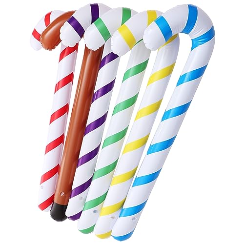 VILLCASE 6 Stück Aufblasbare Krücken Aus Pvc Zuckerstangen Weihnachtsdekoration Für Draußen Riesige Ornamente Aufblasbare Weihnachtsdekoration Für Draußen Jumbo Ornamente VILLCASE 6 Stück Aufblasbare Krücken Aus Pvc Zuckerstangen Weihnachtsdekoration Für Draußen Riesige Ornamente Aufblasbare Weihnachtsdekoration Für Draußen Jumbo Ornamente von VILLCASE