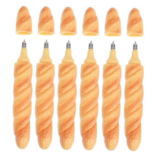 VILLCASE 6 Stück Brot-kugelschreiber Baguette-design Niedliche Schreibstifte für Schule Büro Party Geschenke Leicht Tragbar Glatter Tintenfluss Kreative Schreibwaren VILLCASE 6 Stück Brot-kugelschreiber Baguette-design Niedliche Schreibstifte für Schule Büro Party Geschenke Leicht Tragbar Glatter Tintenfluss Kreative Schreibwaren von VILLCASE