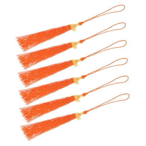 VILLCASE 6 Stück Graduation Tassels mit Jahr Charm Abschlussquasten für Hut und Feierlichkeiten Souvenir für Graduierungsfeiern und von VILLCASE