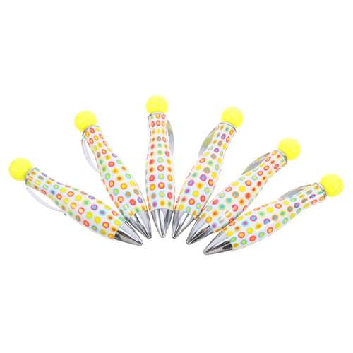 VILLCASE 6 Stück Kleinspenstballstift mini kugelschreiber schulbedarf Spaß Stift stifte für schule Kreative Schreibgeräte winziger Stift kurzer Kugelschreiber Metallstift Plastik Yellow VILLCASE 6 Stück Kleinspenstballstift mini kugelschreiber schulbedarf Spaß Stift stifte für schule Kreative Schreibgeräte winziger Stift kurzer Kugelschreiber Metallstift Plastik Yellow von VILLCASE