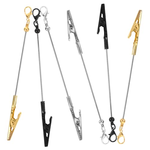 VILLCASE 6 Stück Multifunktionale Metall Clips Elegante Klemmen für Notizen Karten und Fotos Tragbarer Schreibtisch Organizer aus Robustem Metall für Büro und Reisen Stilvolles Design Gold von VILLCASE
