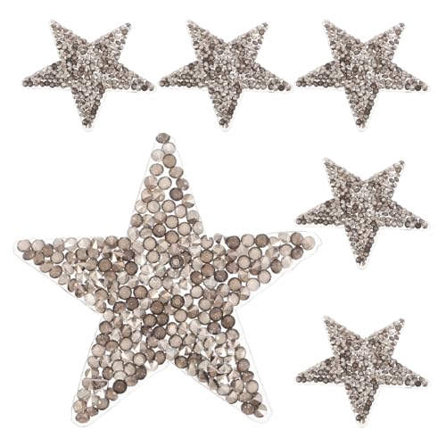 VILLCASE 6 Stück Selbstklebende Strass Applikationen für Diy Kleidung Kreative Dekoration für Besondere Anlässe und Alltagsmode von VILLCASE