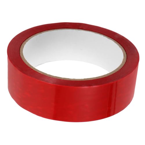 VILLCASE 6 Stück Sicherheitsband Schutzband Manipulationssichere Aufkleber Manipulationsband Verpackungsklebeband Das Haustier Rot von VILLCASE