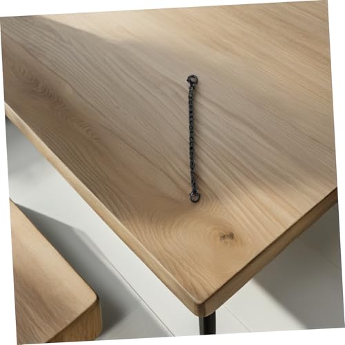 VILLCASE 6 Stück Teiliges Edelstahl Verlängerungsketten Schwarzem Karabinerverschluss Robuste Schmuckverlängerung für Halsketten und Armbänder für Schmuckherstellung und DIY VILLCASE 6 Stück Teiliges Edelstahl Verlängerungsketten Schwarzem Karabinerverschluss Robuste Schmuckverlängerung für Halsketten und Armbänder für Schmuckherstellung und DIY von VILLCASE