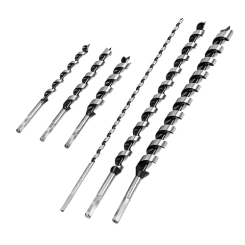VILLCASE 6 Stück Teiliges Holzbohrer Spiralbohrer mit Sechskantaufnahme für Holzbohrungen Selbstbohrend Schnelles Sauberes Bohren Geeignet für Hand Elektrowerkzeuge Hochwertiger Bohrer VILLCASE 6 Stück Teiliges Holzbohrer Spiralbohrer mit Sechskantaufnahme für Holzbohrungen Selbstbohrend Schnelles Sauberes Bohren Geeignet für Hand Elektrowerkzeuge Hochwertiger Bohrer von VILLCASE