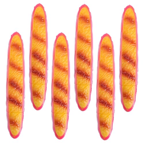 VILLCASE 6 Stück Teiliges Hot Dog Kugelschreiber Lustige Schreibwaren für Schule und Büro Stabile Kunststoff Stifte Praktische Geschenkidee für Schüler und Party-gäste Witzige VILLCASE 6 Stück Teiliges Hot Dog Kugelschreiber Lustige Schreibwaren für Schule und Büro Stabile Kunststoff Stifte Praktische Geschenkidee für Schüler und Party-gäste Witzige von VILLCASE