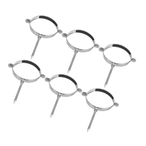 VILLCASE 6 Stück Zubehör Zur Befestigung Des Auspuffrohrs Schornsteinentlüftungsrohr Schornsteinkappe Rohrhalterhalterung Kaminrohrhalterung Rohrschellenwand Rohrregalhalterung Eisen Silver VILLCASE 6 Stück Zubehör Zur Befestigung Des Auspuffrohrs Schornsteinentlüftungsrohr Schornsteinkappe Rohrhalterhalterung Kaminrohrhalterung Rohrschellenwand Rohrregalhalterung Eisen Silver von VILLCASE