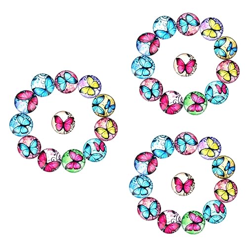 VILLCASE 3 Sets Elegante Glasperlen-patches Edelsteinpaste Druckknöpfe Schmuckzubehör Flache Rückseite Für 20 Stück * 3 VILLCASE 3 Sets Elegante Glasperlen-patches Edelsteinpaste Druckknöpfe Schmuckzubehör Flache Rückseite Für 20 Stück * 3 von VILLCASE