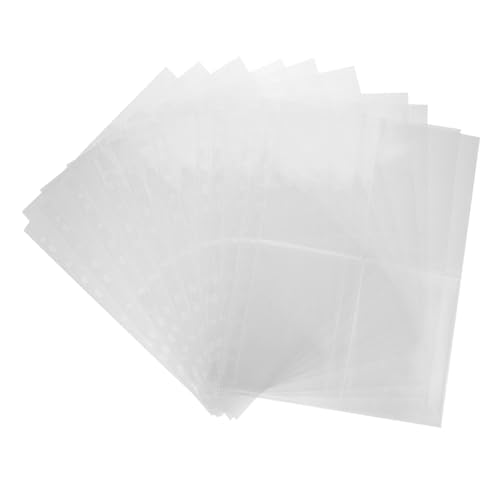 VILLCASE 60 Stück Fotohüllen Doppelseitig Klarsichthüllen mit Transparent PVC Album Einlagen für Postkarten und Fotos von VILLCASE