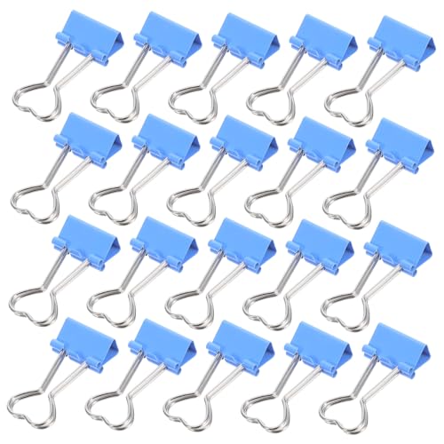 VILLCASE 60 Stück Metallklammern mit Herzgriff Kleine Lange Büroklammern Stabile Papierclips für Schule und Büro Praktisches Organisationszubehör in Blau für Dokumente und Notizen VILLCASE 60 Stück Metallklammern mit Herzgriff Kleine Lange Büroklammern Stabile Papierclips für Schule und Büro Praktisches Organisationszubehör in Blau für Dokumente und Notizen von VILLCASE