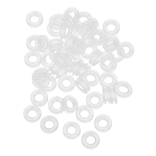 VILLCASE 60 Stück Ohrclip Unterlegscheiben Für Ohrringe Silikon Ohrclip Silikon Ohrpolster Kompatibel Mit Kissenpolster Sichere Ohrring Verschlüsse Für Ohrstecker Flache von VILLCASE