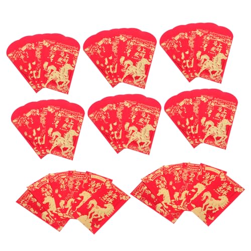 VILLCASE 60 Stück Rote Umschläge Chinesische Neujahrsumschläge Hong Bao Glücksgeldumschläge mit Goldprägung für Frühlingsfest Hochzeit Geburtstag Feierlichkeiten VILLCASE 60 Stück Rote Umschläge Chinesische Neujahrsumschläge Hong Bao Glücksgeldumschläge mit Goldprägung für Frühlingsfest Hochzeit Geburtstag Feierlichkeiten von VILLCASE
