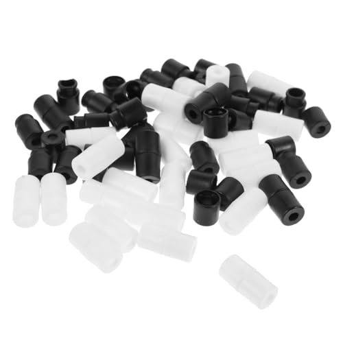 VILLCASE 60 Stück Teiliges Kunststoff schnappverschluss Sicherheitsverschluss für Schmuck DIY Armband Kordelverbinder in Weiß und Schwarz Robust und Vielseitig für Bastelprojekte VILLCASE 60 Stück Teiliges Kunststoff schnappverschluss Sicherheitsverschluss für Schmuck DIY Armband Kordelverbinder in Weiß und Schwarz Robust und Vielseitig für Bastelprojekte von VILLCASE