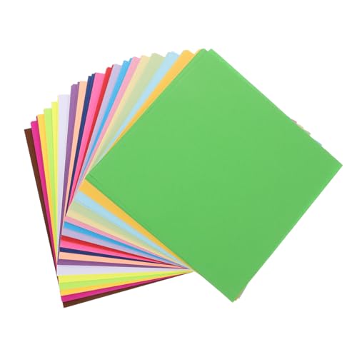 VILLCASE 600 Blatt Origami Papier Buntes Doppelseitiges Faltpapier für Diy Projekte und Schulaktivitäten Langlebig und Einfach zu Falten von VILLCASE