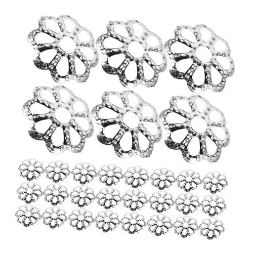 VILLCASE 600 Stück Hollow Metal Flower Bead Caps für Diy Schmuckherstellung für Armbänder und Ohrringe Vielseitige Trendige Schmuckaccessoires von VILLCASE